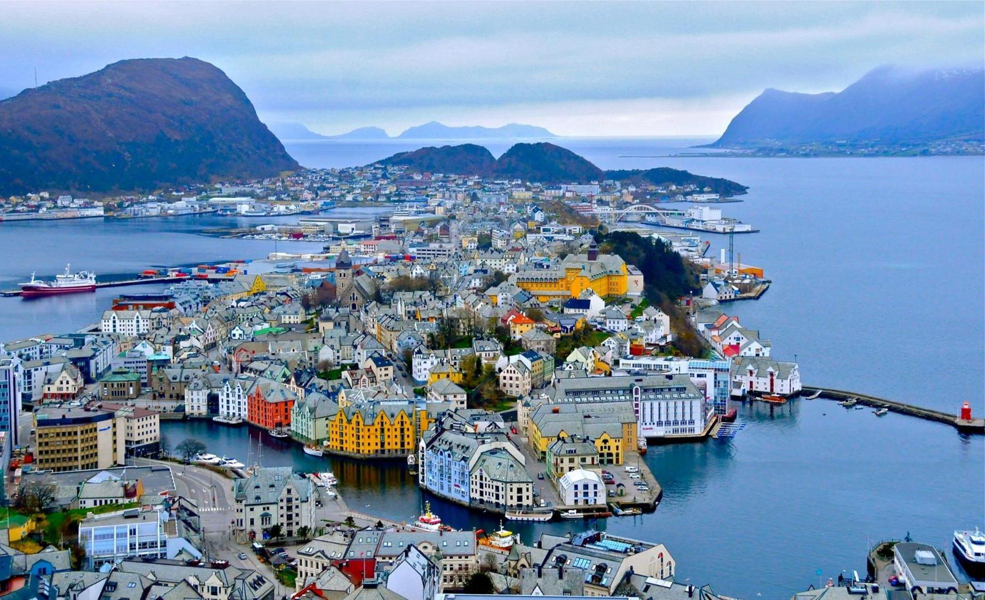 Sunny Apartment In Alesund City Ålesund Exterior foto